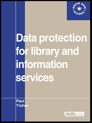 cover image of Data Protection for Library and Information Services